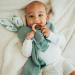 Mikito Baby Gift Set | Perfect Newborn Gift for Boys & Girls | Includes Muslin Blanket Teething Ring Pacifier Clip & Wooden Sign - Buy Online on GoSupps.com