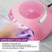 BELLANAILS Professional LED Gel Nail Lamp - 3X Faster Nail Polish Dryer for Home or Salon - 120W Curing Lamp with 4 Preset Times (Pink) - Buy Online on GoSupps.com