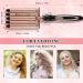 5 Barrel Curling Iron Wand - 0.6 Inch Ceramic Tourmaline Hair Waver with Dual Voltage - Perfect Waves for All Hair Types - Buy Online on GoSupps.com