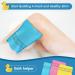 10 Pieces Korean Exfoliating Washcloth Mitt - Double Sided Bath Body Scrub Gloves for Dead Skin Removal - Japanese Spa Towel for a Refreshing Cleanse (Mix Color) - Buy Online on GoSupps.com