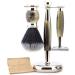 Jag Men's Shaving Set | Double Edge Safety Razor Synthetic Hair Brush Stand & Leather Case - Premium Grooming Essentials - Buy Online on GoSupps.com