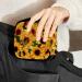 Yellow Watercolor Sunflower Period Bag | Pad Holder & Makeup Pouch - GIAPB Period Storage - Buy Online on GoSupps.com