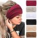 Tobeffect Headbands for Women African Boho Wide Knotted Head Wraps Turbans Headbands 2