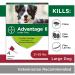 Advantage II Flea Treatment for Large Dogs (21-55 lbs) - 4 Pack - Buy Online on GoSupps.com