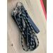 Equipride Horse Draw Reins Soft Grip Leathee with Black/Silver Cord Lunging Schooling Training Aid (Cob Black) Cob Black - Buy Online on GoSupps.com