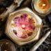 Tarot Cat Protection Crystal Candle | Handcrafted Amethyst & Dry Flowers | Amber & Sandalwood Scented | Perfect for Birthdays Witchcraft & Relaxation - Buy Online on GoSupps.com
