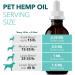 PetPal Organic Pet Hemp Oil for Dogs & Cats - 200 000 Canadian Grown Natural Calming Aid Stress and Separation Anxiety Rich in Omega 3 6 9 Antioxidants Mobility Support Arthritis Hip & and Joint Care. (2oz (60ml)) 60.0 ml (Pack of 1) - Buy Online on GoSupps.com
