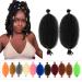 BATISI Afro Twist Braiding Hair for Black Women 2 Pack 12 Inch Pre-Separated Marley Twist Braiding Hair Pre-fluffed Kinky Twist Hair Afro Spring Twist Hair for Faux Locs Wrapping Hair 1b Black 12 Inch (Pack of 2) 1b Na...