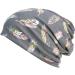 HONENNA Printed Turban Headband Chemo Cap - Gray+Spot Sleep Beanie - Buy Online on GoSupps.com