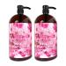 Dead Sea Collection Cherry Blossom Body Wash for Women and Men - Pack of 2 (67.6 fl. oz) - Cleanses and Moisturizes Skin - With Natural Minerals and Vitamins Nourishing Skin