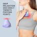 Proiron Trigger Point Massage Ball | Fascia Fitness Device with Suction Cup for Muscle Pain Relief - Purple - Buy Online on GoSupps.com
