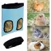 Rabbit Hay Feeder Bag Guinea Pig Hay Feeder Storage Racks 600d Oxford Cloth Fabric Hanging Feeding Hay for Hamsters Bunny Small Animals (Blue) - Buy Online on GoSupps.com