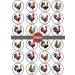 PRECUT Chickens Edible Cupcake Toppers - Cute Chickens Theme Premium Thickness SWEETENED VANILLA - wafer card disc cake decorations (Pack of 12) - Buy Online on GoSupps.com