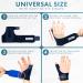 Actesso Neoprene Thumb Splint Support Brace for Pain Relief - Left Hand Blue | Wrist Tendonitis, De Quervain's, Sprains | Adjustable Thumb Spica - Buy Online on GoSupps.com