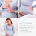 Navaris Thermo Pads Breast Pillow - 2 Gel Beads Cooling & Heat Pads for Breastfeeding - Reusable Accessories - Gray - Buy Online on GoSupps.com