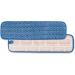 Rubbermaid Commercial 18 Inch Blue Microfiber Damp Room Mop Pad - Single Sided Mop Head - Buy Online on GoSupps.com