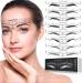 Skymore Eyebrow Ruler  100Pcs Eyebrow Stencil Microblading Ruler  Disposable Eyebrow Template Eyebrow Ruler Sticker  Eyebrow Shape Kit for Microblading Supplies  3 Minutes Makeup Tools For Eyebrow