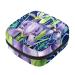 Orchid Ladies Napkin Storage Bag Portable Zippered Napkin Case for Teen Girls Women Purple