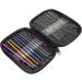 22Pcs Crochet Hooks Set - BetyBedy Aluminum Handle Knitting Needles - Multicolor Crochet Needles 0.6-5mm - Buy Online on GoSupps.com