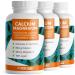 Calcium & Magnesium 3x120 capsules vegan & high -dose with 800mg calcium + 400mg magnesium per day - high bioavailability through natural calcium made of red algae and magnesium -citrate - made in germany 3x 120 capsules