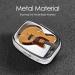 Buy Guitar Pill Box Organizer - Cute 2 Compartment Travel Pill Case for Purse & Gifts | International Shipping Available - Buy Online on GoSupps.com