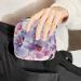 Menstruation Pad Bag with Zipper | Women's Napkin & Tampon Organizer | Stylish Orchid Shading Bag for Girls - Buy Online on GoSupps.com