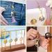 Selizo 120pcs Gold Keychain Hardware Set for Crafts - 60 Key Chain Hooks & 60 Rings for Keychains - Ideal for Acrylic Blanks and Resin Craft Projects - Buy Online on GoSupps.com