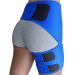 Hip Brace for Sciatica Pain Relief Compression Support Wrap for Sciatic Nerve Pulled Thigh Hip Fle r Strain Groin Injury Hamstring Pull Sacroiliac Joint Support Stabilizer for Men Women (Blue)