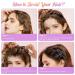 URBANITE Sparkling Crystal Stone Braided Hair Clips - 8PCS Rhinestone Hairpins for Women and Girls - Buy Online on GoSupps.com