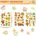 288 Fall Temporary Tattoos for Kids - Pumpkin, Leaves, Scarecrows - Thanksgiving Theme Party Supplies - Buy Online on GoSupps.com