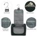WANDF Large Hanging Toiletry Wash Bag Travel Makeup Organizer - Denim Black | Men Women - Buy Online on GoSupps.com