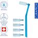 Curaprox CPS 410 Perio Interdental Brushes - Refill Pack (5 pcs 2.8 mm diameter) - Effective Oral Care International Shipping - Buy Online on GoSupps.com