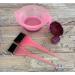 Professional Hairdresser's Pink Bowl Set - Includes tint/dye Bowl small and large dye brush. Ideal hair dye home kit. Bowl Set Pink - Buy Online on GoSupps.com