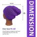 Dena's Combo Mesh Crochet Hair Net - Ideal for Plopping, Sleeping | Thick Nylon Thread | Purple Crochet Design - Buy Online on GoSupps.com