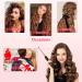 Best Curling Wand for Long Hair - 3/4 Inch Tapered Curling Iron with 14 Heat Settings & Digital LCD - 110-240V for All Hair Types - Buy Online on GoSupps.com