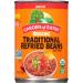 Bearitos Organic Low Fat Traditional Refried Beans, 16 oz (Pack of 12) 1 Pound Low Fat Traditional