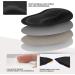 Space Lion Leather Heel Pads - 3 Pairs Black Inserts for Loose Shoes | Prevent Heel Slip and Blister, Improve Shoe Fit and Comfort - Buy Online on GoSupps.com