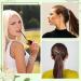 Bracelet Hair Bobbles Hair Scrunchie Set Girls Fashion Hair Accessories Set of 3 Silver - Buy Online on GoSupps.com