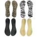 Happystep 3/4 Length Women Thin Shoe Insoles for High Heels  Pumps  Open Toes  Flats  and Sandals  Cushion for Heel and Ball of The Foot  Shock Absorption (US Women Size 5-7  4 Pairs) US Women 5-7 4-pairs (One Color Each...