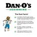 Dan-O's Original Seasoning - All Natural, Sugar Free, Keto | All Purpose Vegetable & Meat Seasoning | Low Sodium Cooking Spices | 3.5 oz - Buy Online on GoSupps.com