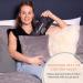 MOYOAMA Hysterectomy Pillow with Cooling Packs - C Section & Hysterectomy Recovery - Grey Plush Seatbelt Pillow for Comfort & Relief - Buy Online on GoSupps.com