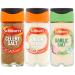 Salt Mixed Bundle Consisting of Schwartz Celery Salt 72g Onion Salt 72g Garlic Salt 73g (3 Pack)