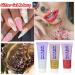 4 Colors Body Glitter Gel - Long Lasting Holographic Makeup for Festivals Raves & Concerts | Eye Lip Hair & Nail Accessories - Gold Pink Silver White - Buy Online on GoSupps.com
