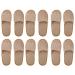 6 pairs non-slip slippers made of cotton and linen men sandals disposable house shoes for the interior Mopp indoor house shoes home.