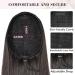 REECHO 28 Straight Drawstring Ponytail Extension - Synthetic Hairpiece for Women, Black with Highlights - Buy Online on GoSupps.com