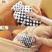 NAANLE 1L Black & White Polka Dot Hot Water Bottle - Transparent Pain Relief & Cold Therapy for Hands & Feet - Buy Online on GoSupps.com