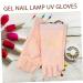 POPETPOP 1 Pair gloves Fingerless manicure Accessories anti-uv gloves for gel nails radiation protection UV gloves for manicure nail lamp anti-UV gloves for gel nail lamp golf glove gel - Buy Online on GoSupps.com