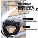 Ronix Silicone Bungee Surf Rope Handle - 11 / Rope 25' Black/White - Buy Online on GoSupps.com