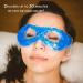 2 Pack Eye Mask for De-Stress, Dark Circles, Puffy Eyes - Hot & Cold Gel Beauty Beads for Headaches, Migraines, Sinusitis - Soothing Night Sleep Spa Wrap - Buy Online on GoSupps.com