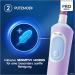 Oral-B Pro Kids Princess Electric Toothbrush for Ages 3+ Sensitive Mode Extra Soft Bristles - Purple/Blue 1 Pack with Stickers - Buy Online on GoSupps.com